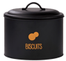 VIRA Boîte pour biscuits noir H 13 x Larg. 20 x P 13 cm