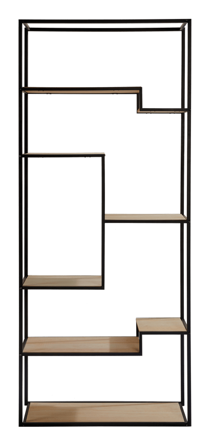 TRAPP Estante de parede castanho H 170 x W 72 x D 32 cm