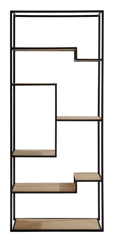 TRAPP Scaffale da parete marrone H 170 x W 72 x D 32 cm
