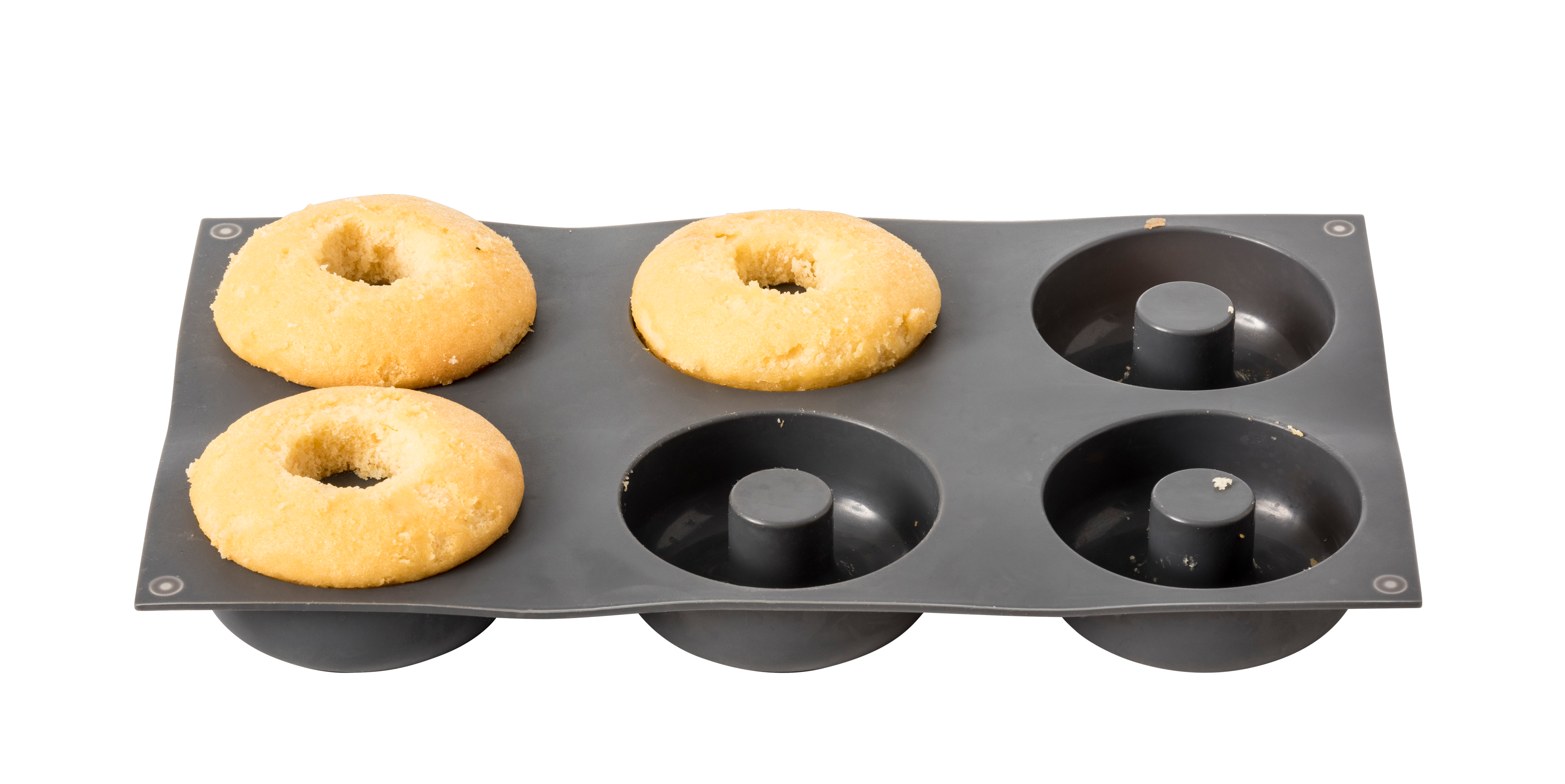 Uitvoerbaar uitglijden Krankzinnigheid SWEET&SALT Bakvorm donuts/bagels donkergrijs H 3 x B 28 x D 17,4 cm | CASA