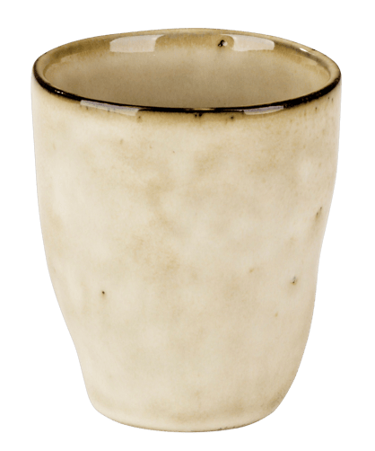 EARTH SAND Mug brun clair H 8,5 cm - Ø 7,5 cm
