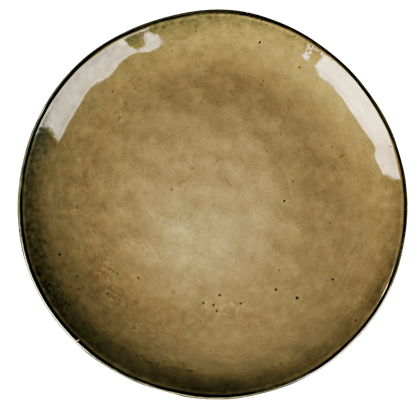 EARTH SAND Assiette plate brun clair Ø 28 cm