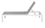 SYDNEY Espreguiçadeira branco H 35 x W 70 x L 190 cm