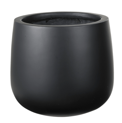 SENSE Vaso da giardino nero H 26 cm - Ø 28,5 cm
