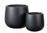 SENSE Pot de jardin noir H 26 cm - Ø 28,5 cm