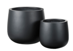 SENSE Pot de jardin noir H 36 cm - Ø 40 cm