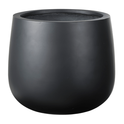 SENSE Pot de jardin noir H 36 cm - Ø 40 cm