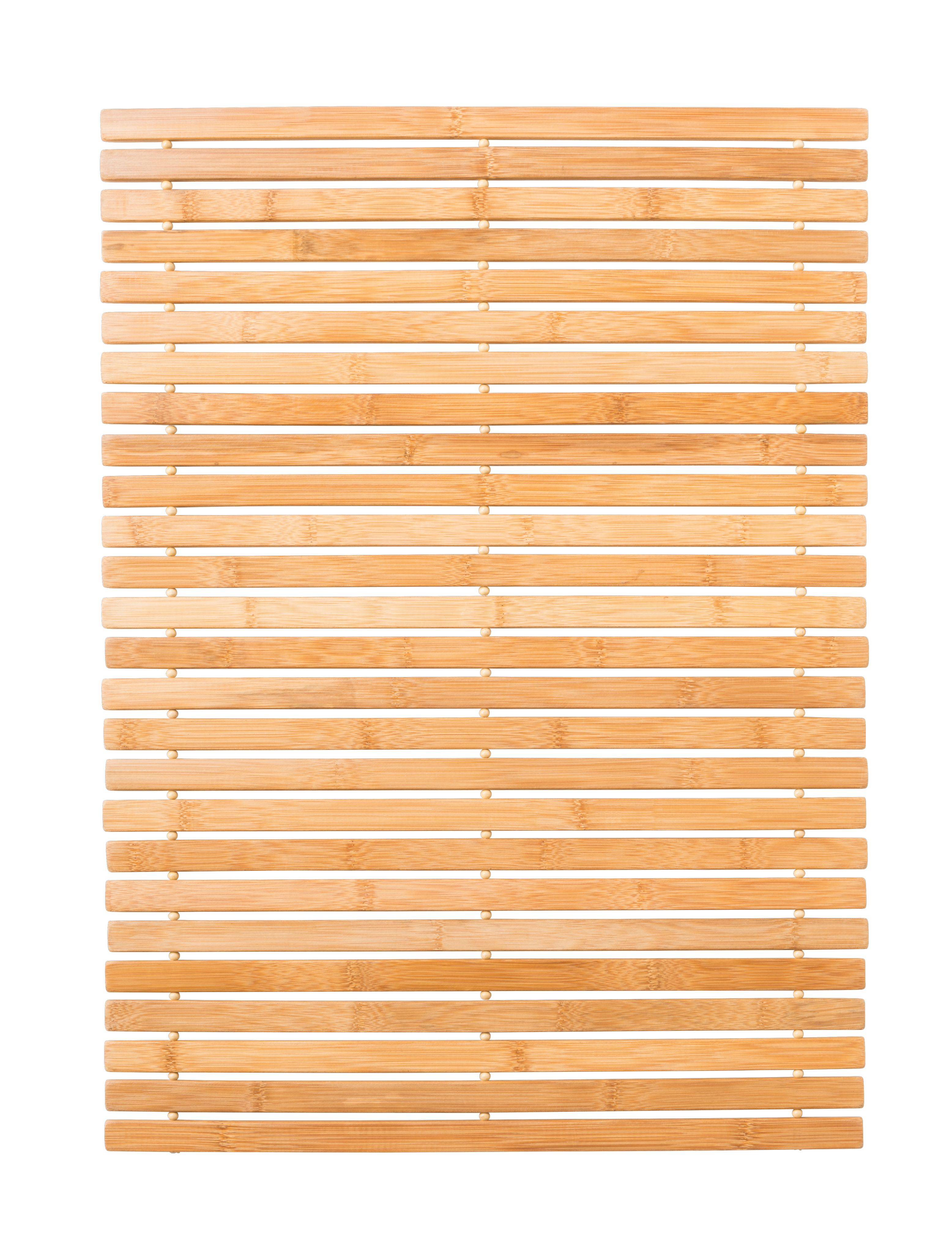 Alfombra de baño de bambú Almohadillas antideslizantes de silicona Alfombras  de baño enrollables de madera Alfombras de ducha Boho Bamboo Decor para S