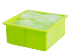 COCKTAIL Stampo per cubetti di ghiaccio verde H 5,5 x W 11,7 x D 11,7 cm