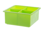 COCKTAIL Stampo per cubetti di ghiaccio verde H 5,5 x W 11,7 x D 11,7 cm