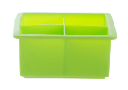 COCKTAIL IJsblokjesvorm groen H 5,5 x B 11,7 x D 11,7 cm