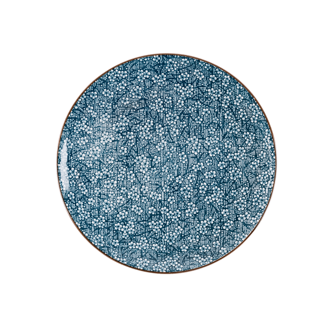 NARUMI Assiette bleu Ø 22 cm
