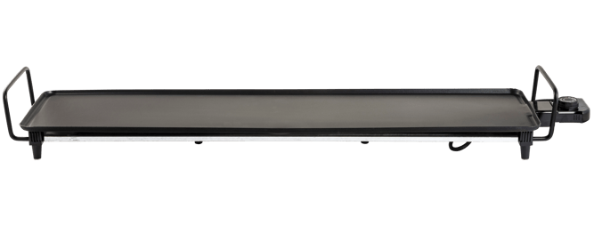 SWISS PLANCHA Grillplaat XXXL zwart L 88 x D 22,5 cm
