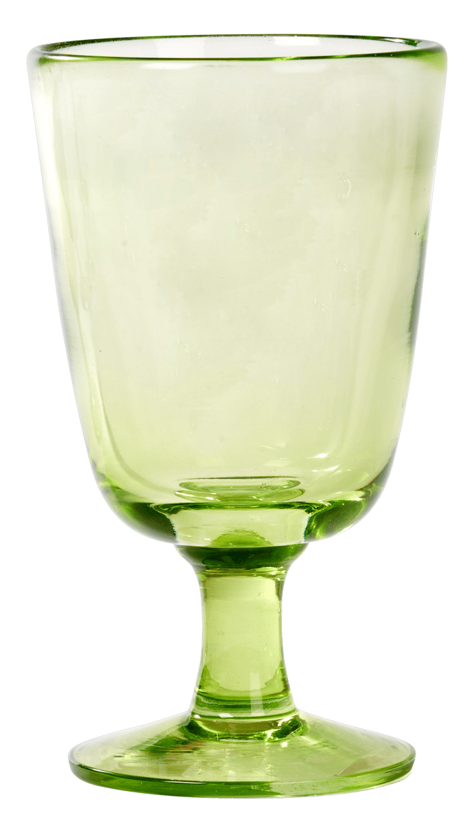 TOCCA Wijnglas groen H 14 cm - Ø 8 cm