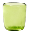 TOCCA Glas groen H 8,5 cm - Ø 7,5 cm