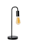 ARCHE Lámpara de mesa negro A 43 cm - Ø 14 cm