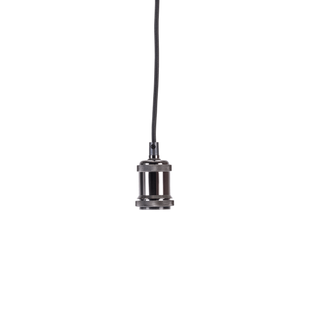 ALU Suspension noir, Métal Long. 120 cm