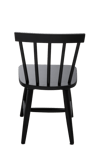 ONTARIO Chaise pour enfants noir H 60 x Larg. 33 x P 35 cm