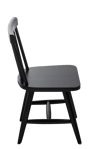 ONTARIO Chaise pour enfants noir H 60 x Larg. 33 x P 35 cm