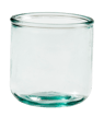 RECYCLE Verre transparent H 9 cm - Ø 9 cm