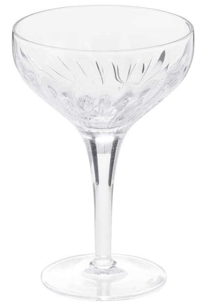 MIXOLOGY Cocktailglas transparant H 14 cm - Ø 9,5 cm