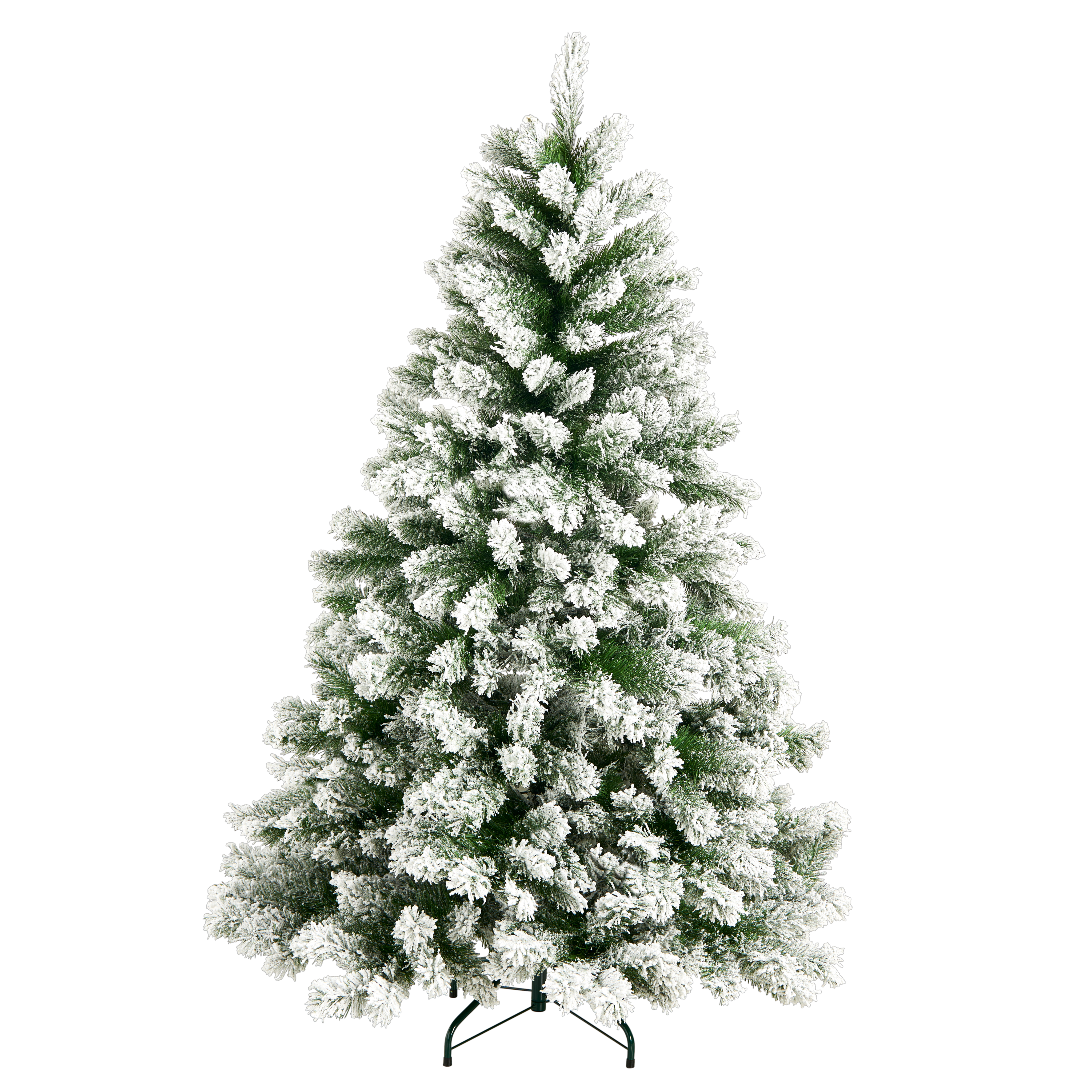 Árvore Natal com Neve Verde e Branca - 1 un - Kasa