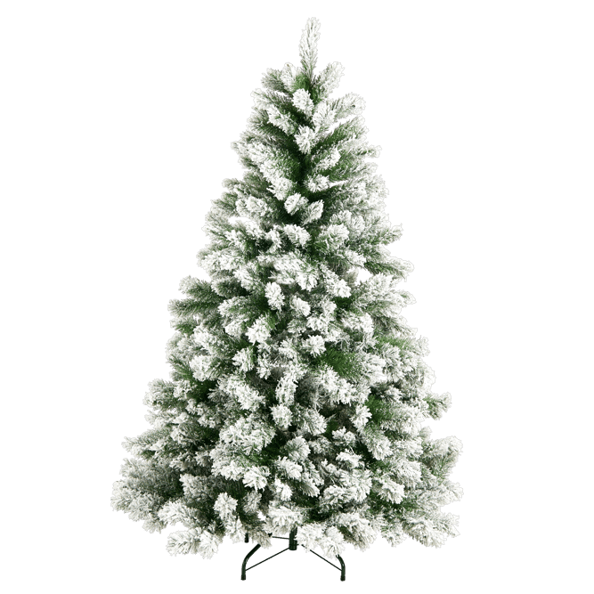 FROST Kerstboom wit, groen H 180 cm - Ø 127 cm