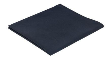 UNILINE Tovagliolo nero W 43 x L 43 cm