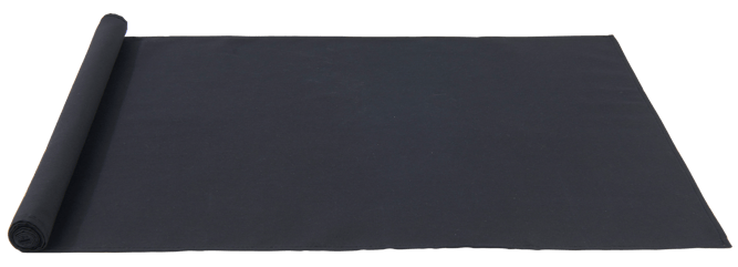 UNILINE Chemin de table noir Larg. 45 x Long. 138 cm