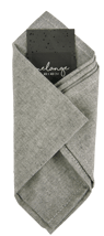 MELANGE Serviette noir Larg. 43 x Long. 43 cm