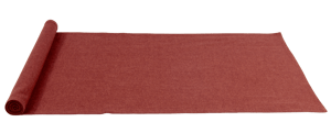 ORGANIC Chemin de table rouge Larg. 40 x Long. 140 cm