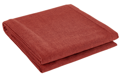 ORGANIC Mantel rojo An. 140 x L 200 cm
