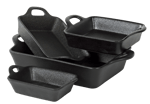 FERO Ovenschaal zwart H 4,8 x B 12 x L 16 cm