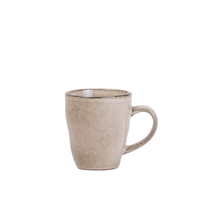 EARTH SAND Mug con manico marrone chiaro H 8,5 cm - Ø 7,5 cm