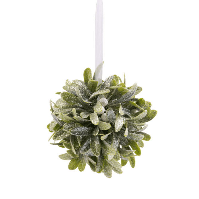 MISTLE Boule décorative vert Ø 14 cm