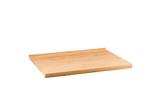PANDA Planche à découper de comptoir naturel H 2,8 x Larg. 60 x P 46 cm