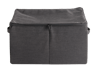 RANGO Scatola portatutto con zip grigio scuro H 25 x W 44 x D 35 cm