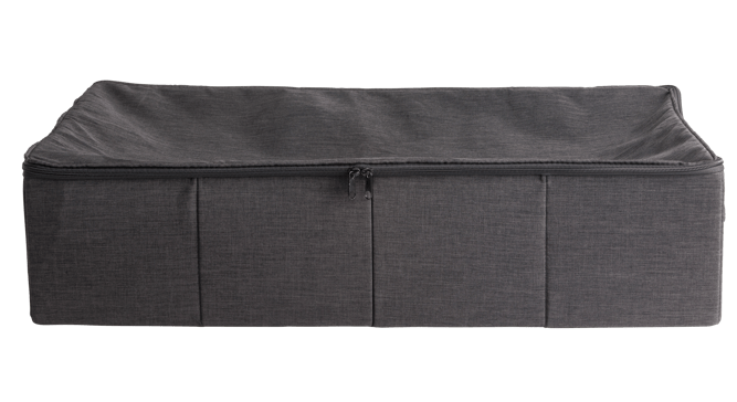 RANGO Scatola portatutto con zip grigio scuro H 18 x W 73 x D 38 cm
