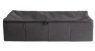 RANGO Scatola portatutto con zip grigio scuro H 18 x W 73 x D 38 cm