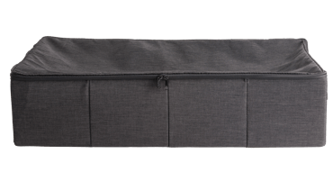 RANGO Caja de almacenaje con cierre de cremallera gris oscuro A 18 x An. 73 x P 38 cm