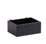 MODULAR Panier noir H 6 x Larg. 14 x P 11,5 cm