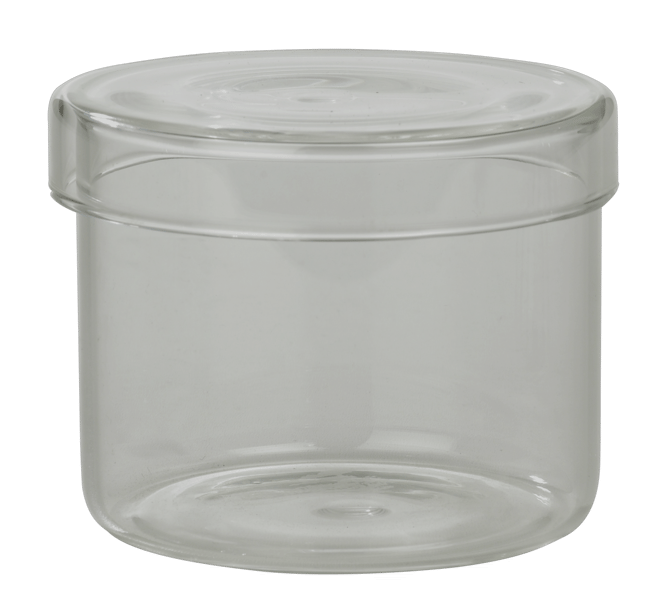 PURI Decoratieve pot transparant H 8 cm - Ø 10 cm