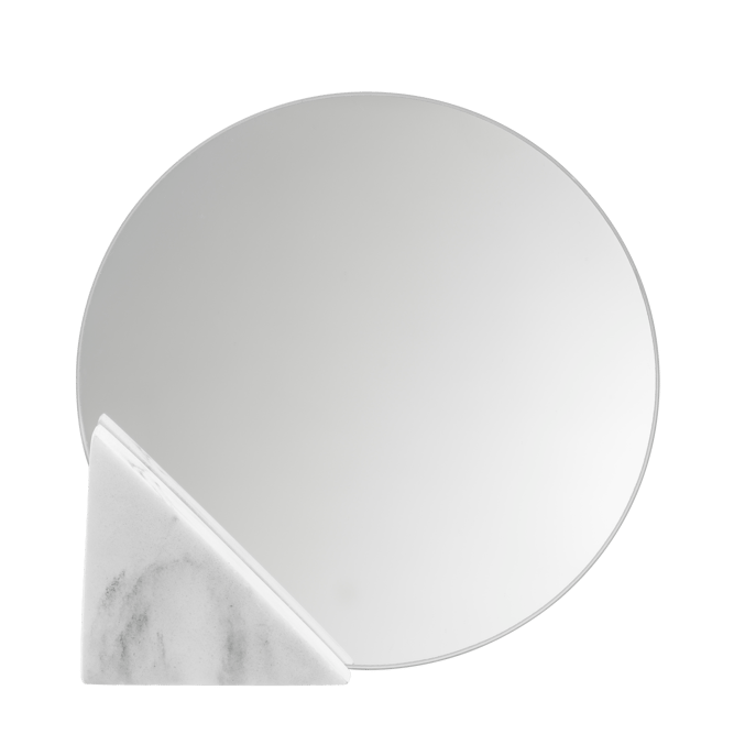 SHADOW Espelho branco H 15 x W 6,8 x D 4,6 cm