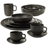 MAGMA Kop & schotel espresso zwart H 5,5 cm - Ø 7 cm