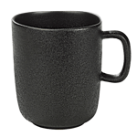 MAGMA Mug noir H 10 cm - Ø 8 cm