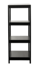 BASIC Scaffale nero H 74 x W 28,5 x D 34 cm