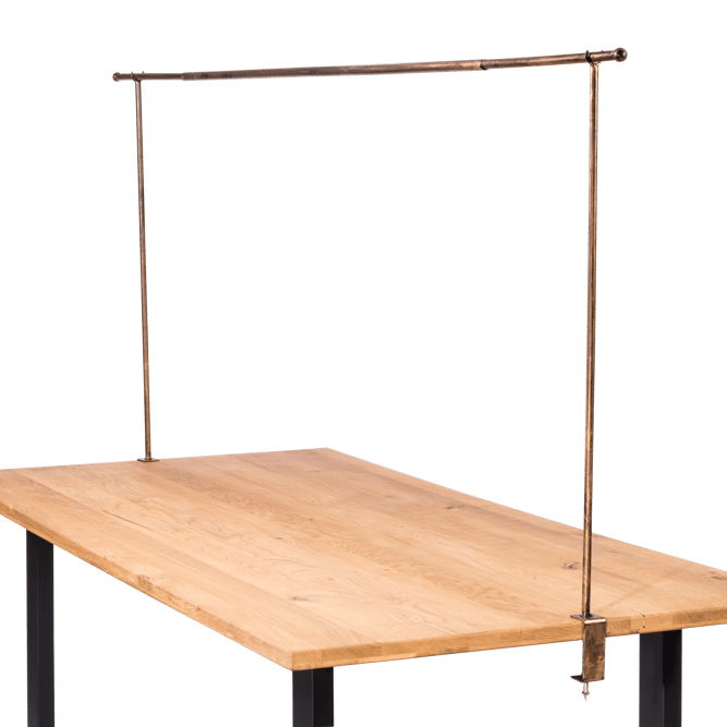 Soporte para mesa extensible 140-250 cm dorado A 90 x An. 140 x P 5 cm