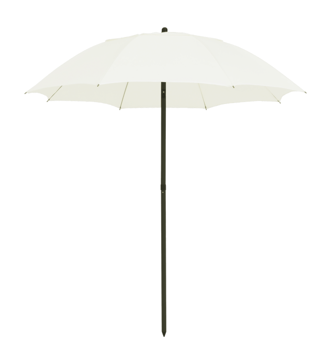YORK Parasol zonder parasolvoet gebroken wit H 200 cm - Ø 178 cm