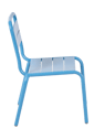 ANABEL Cadeira empilhável para crianças azul H 56,5 x W 40 x D 38 cm