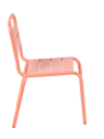 ANABEL Cadeira empilhável para crianças rosa H 56,5 x W 40 x D 38 cm